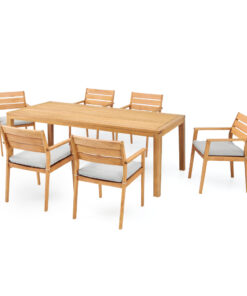 conjunto jardin mesa y 6 sillas